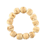 Nilerun Adjustable Bamboo Beaded Bracelet for Men and Women
