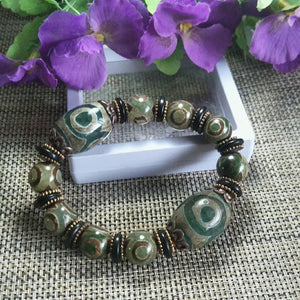 Nine-Eye Tian Zhu Hand String One-Line Tian Zhu Bracelet Men