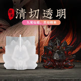 Nine-tailed Fox Silicone Mold for Epoxy Resin Crafts
