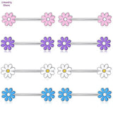 Heart Barbell Nipple Rings Stainless Steel Nipple Piercing