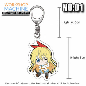 Nisekoi Anime Keychain Aesthetic Resin Japan Accessory Mold