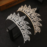 Baroque Zircon Crowns Bridal Tiaras Elegance Princess Crown