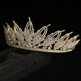 Baroque Zircon Crowns Bridal Tiaras Elegance Princess Crown