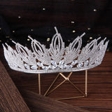 Baroque Zircon Crowns Bridal Tiaras Elegance Princess Crown