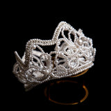 Pearl Bridal Headband Tiara Wedding Hair Crown Women Accessories