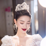 Pearl Bridal Headband Tiara Wedding Hair Crown Women Accessories
