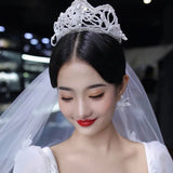Pearl Bridal Headband Tiara Wedding Hair Crown Women Accessories