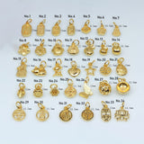 Heart Lotus Seedpod Fawn Fortune Bag Blessing Charms Pendants