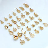 Heart Lotus Seedpod Fawn Fortune Bag Blessing Charms Pendants