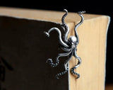 925 Silver Octopus Ear Cuff Punk Rock Retro Clip Earring