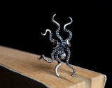 925 Silver Octopus Ear Cuff Punk Rock Retro Clip Earring