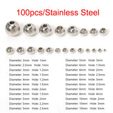 Stainless Steel Spacer Beads Charms for Jewelry Making DIY