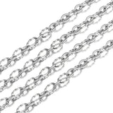 Stainless Steel Twist Cable Chain for Jewelry Making 1M