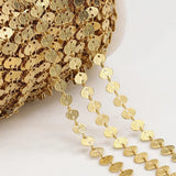 Stainless Steel Love Heart Chains for Necklace Bracelet - No Fade 2M 1M