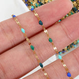 Stainless Steel Enamel Chains for Jewelry Making