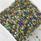 Stainless Steel Enamel Chains for Jewelry Making