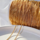 2m Stainless Steel Chains for Jewelry Making Supplies DIY Accessories
