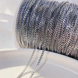2m Stainless Steel Chains for Jewelry Making Supplies DIY Accessories