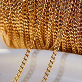 2m Stainless Steel Chains for Jewelry Making Supplies DIY Accessories