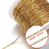 2m Stainless Steel Chains for Jewelry Making Supplies DIY Accessories