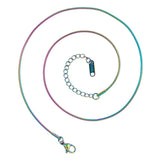 Circular Snake Chain Stainless Steel Necklace