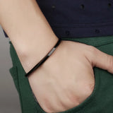 Stainless Steel Couple Cuff Bracelets & Bangles