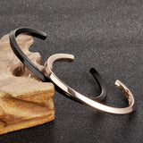 Stainless Steel Couple Cuff Bracelets & Bangles