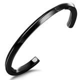 Stainless Steel Couple Cuff Bracelets & Bangles