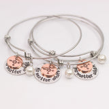 Friendship Necklace Set with Compass and Promise Keychain