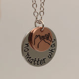 Friendship Necklace Set with Compass and Promise Keychain