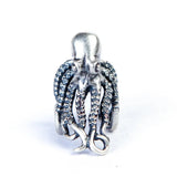 Thai Silver Octopus Ear Cuff No Piercing 925 Sterling Silver Ear Clip Punk