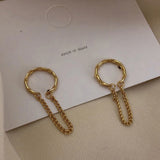 Crystal Star Chain Double Layer Chain Ear Cuffs for Girl Women