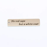 Personalized Stainless Steel Laser Engrave Rectangle Tag Pendant
