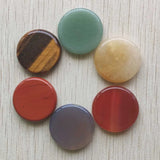 6pcs Horse Pattern Stone Pendants for Jewelry Making