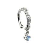 Diamonds-encrusted Lip Nail Lip Clip Spice Girl Accessories