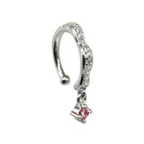Diamonds-encrusted Lip Nail Lip Clip Spice Girl Accessories