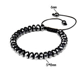 Non-Magnetic Hematite Bracelet for Weight Loss Therapy