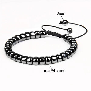 Non-Magnetic Hematite Bracelet for Weight Loss Therapy