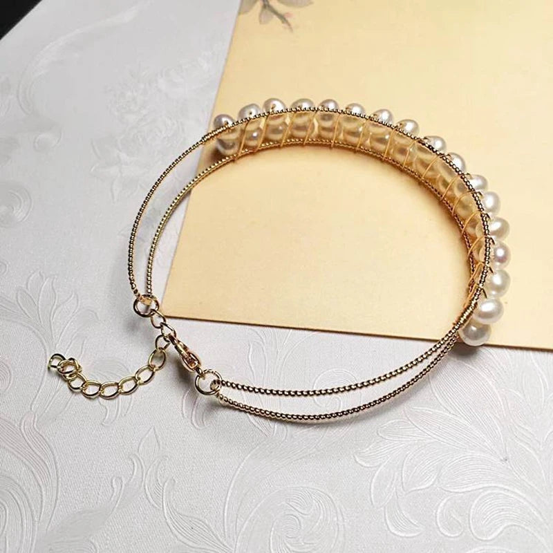 Noble Freshwater Pearl Bracelet for Women