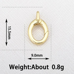 Silver Round Buckle Fastener for DIY Bracelet Necklace