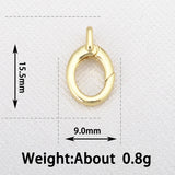 Silver Round Buckle Fastener for DIY Bracelet Necklace