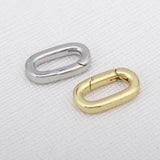 Silver Round Buckle Fastener for DIY Bracelet Necklace