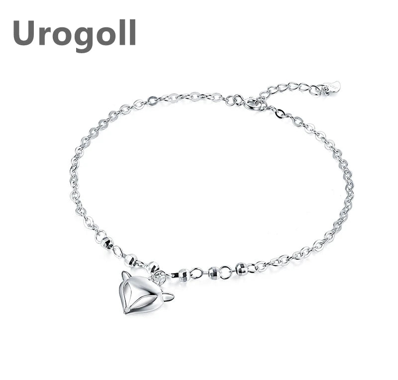 925 Sterling Silver Anklet Round Beads Anklets For Women