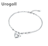 925 Sterling Silver Anklet Round Beads Anklets For Women