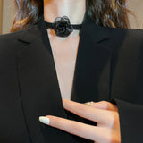 Noble Style Flower Lace Neck Ring Tulle Fairy Accessories Jewelry for Women
