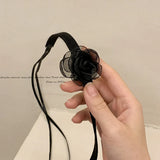 Noble Style Flower Lace Neck Ring Tulle Fairy Accessories Jewelry for Women