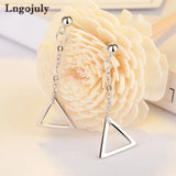 925 Sterling Silver Women Drop Earrings Wedding Anniversary Party