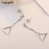 925 Sterling Silver Women Drop Earrings Wedding Anniversary Party