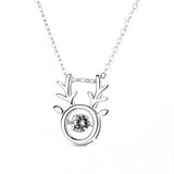 Noble Women 925 Sterling Silver Pendant Chain Jewelry Gift For Girl