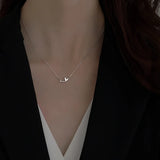 Noble Women Pure 925 Sterling Silver Pendant Necklaces
